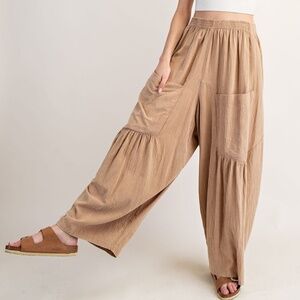 286 NWOT ee:some Los Angeles Mineral Wash Wide Leg Pants